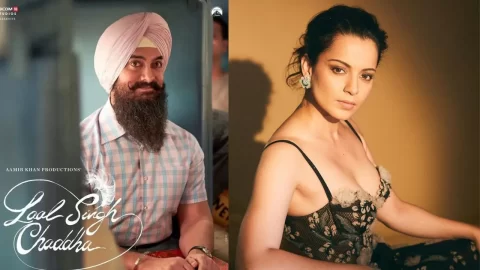 Kangana Ranaut on 'Boycott Laal Singh Chaddha' trend and Aamir Khan's 'intolerant India' remark